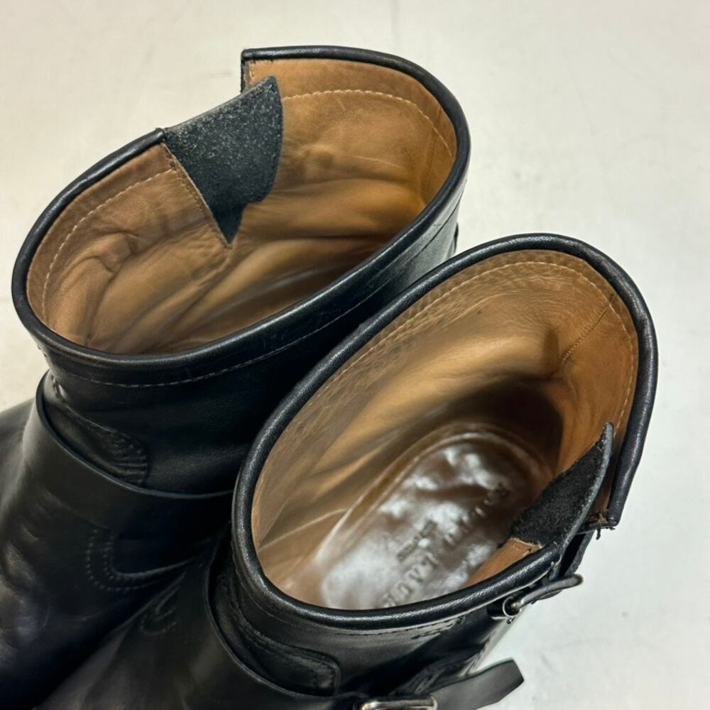 NEW HEELS Ralph Lauren Purple Label Motorcycle Engineer Boots Made in Italy 10 D - Picture 9 of 12